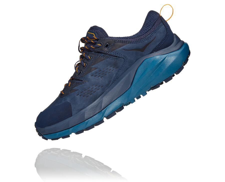 Trail Shoes Womens - Hoka One One Kaha Low GORE-TEX - Navy - LZRCTIY-29